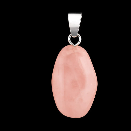 Rose Quartz Polished Pendant #S203