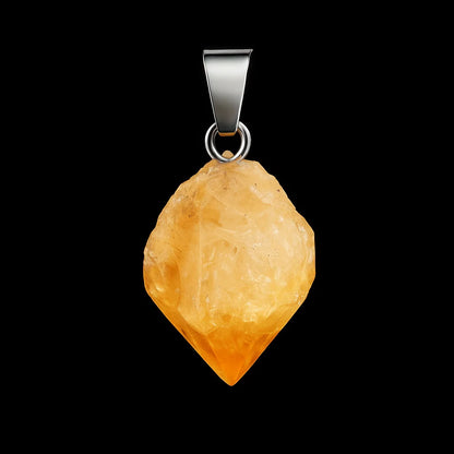 Citrine Rough Pendant #S206