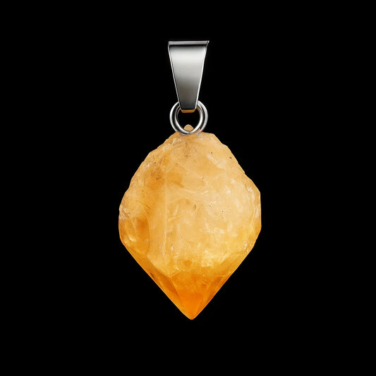 Citrine Rough Pendant #S206