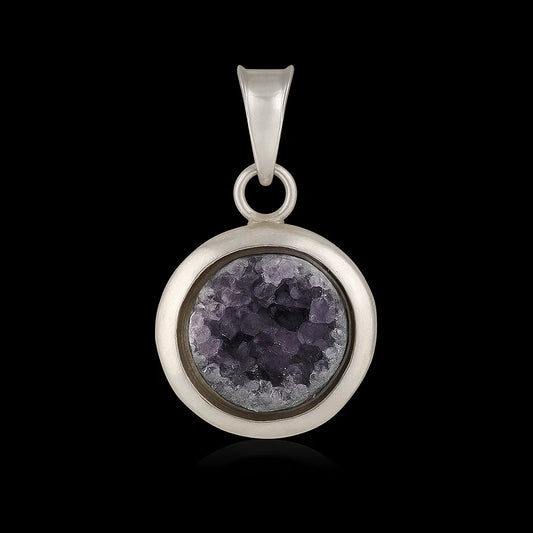 Amethyst Druse Pendant #S230