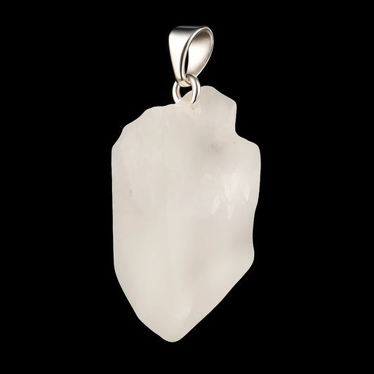 Selenite Rough Point Pendant #S233