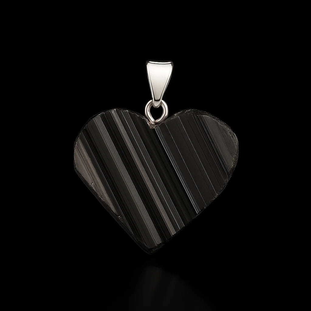 Tourmaline Heart Pendant #S239