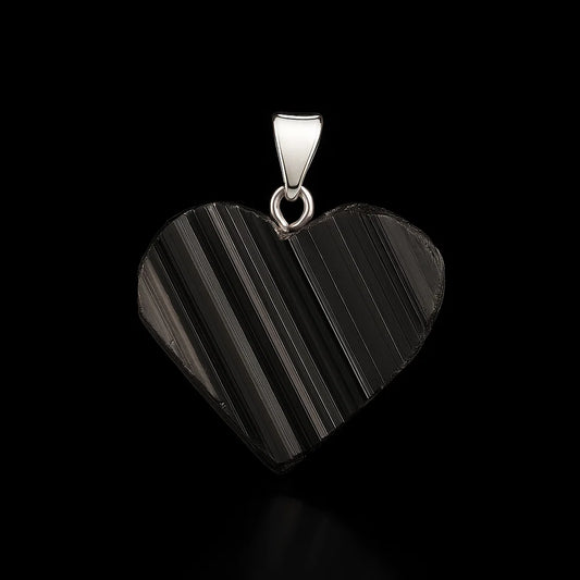 Tourmaline Heart Pendant #S239