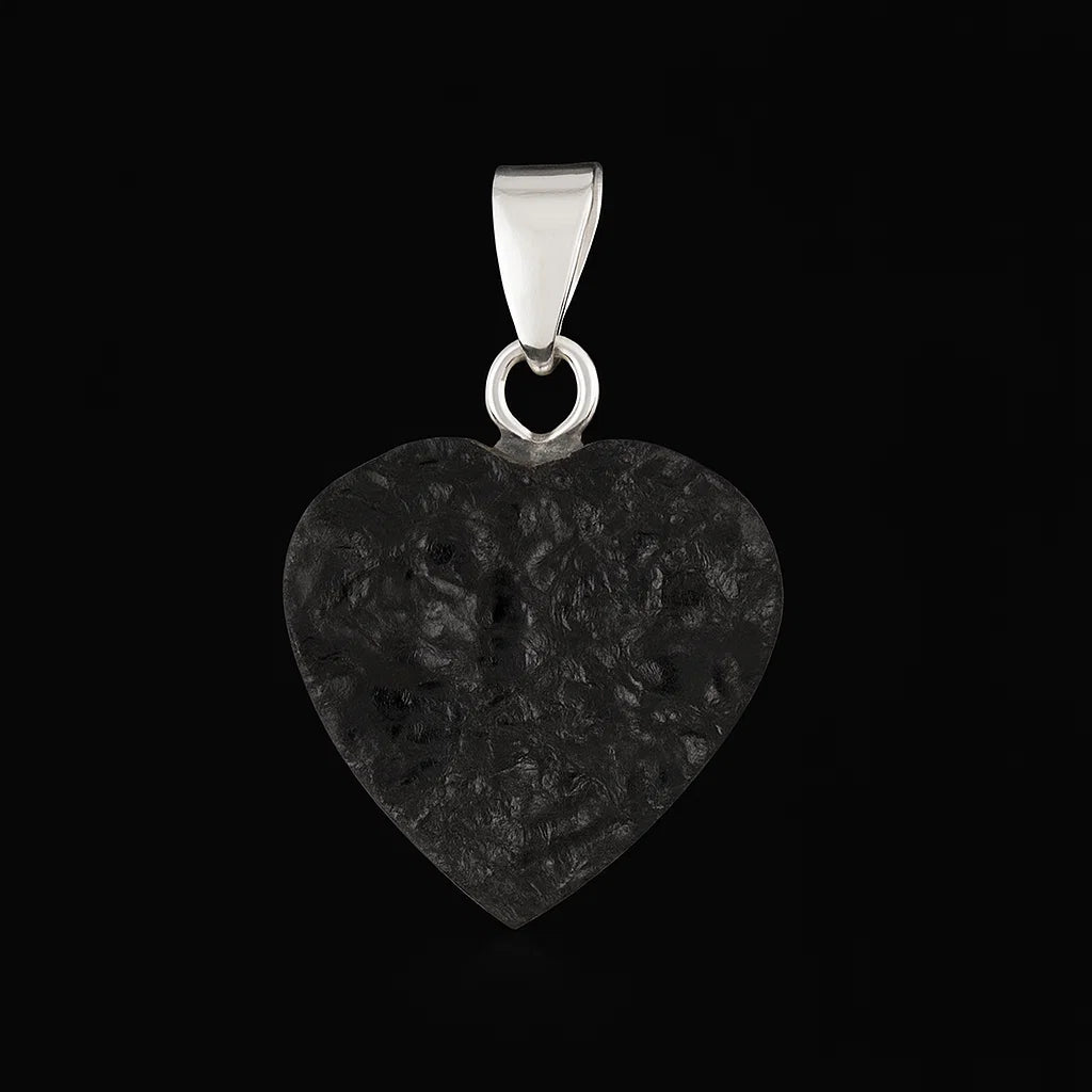 Tourmaline Heart druse Pendant #S240