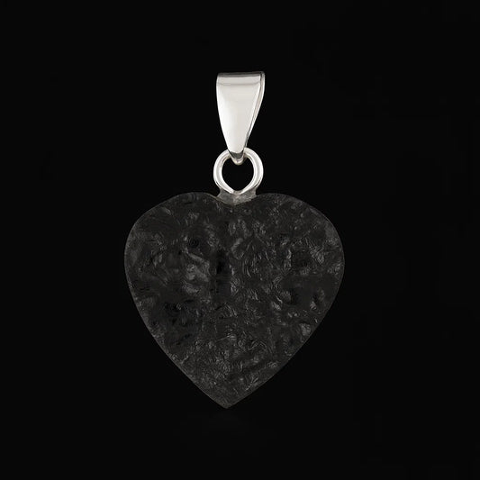 Tourmaline Heart druse Pendant #S240
