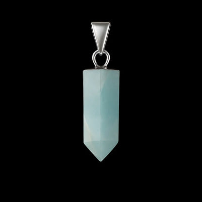 Polished Point Aquamarine Pendant #S22