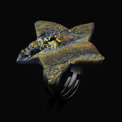 Metallic Druse Star Ring #525.1