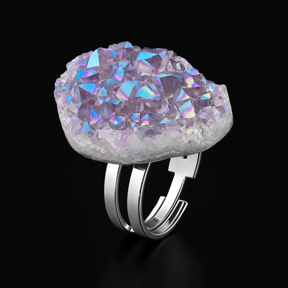 Metallic Amethyst Ring #526.1