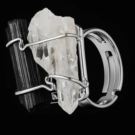 Tourmaline with Crystal Ring #507.1