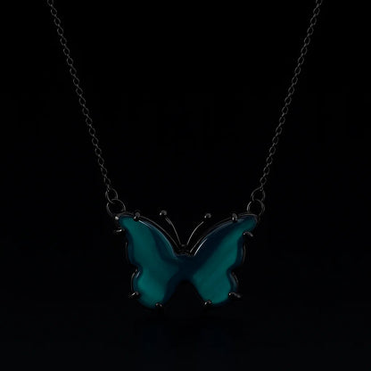 Butterfly Agate Necklace #2094.1