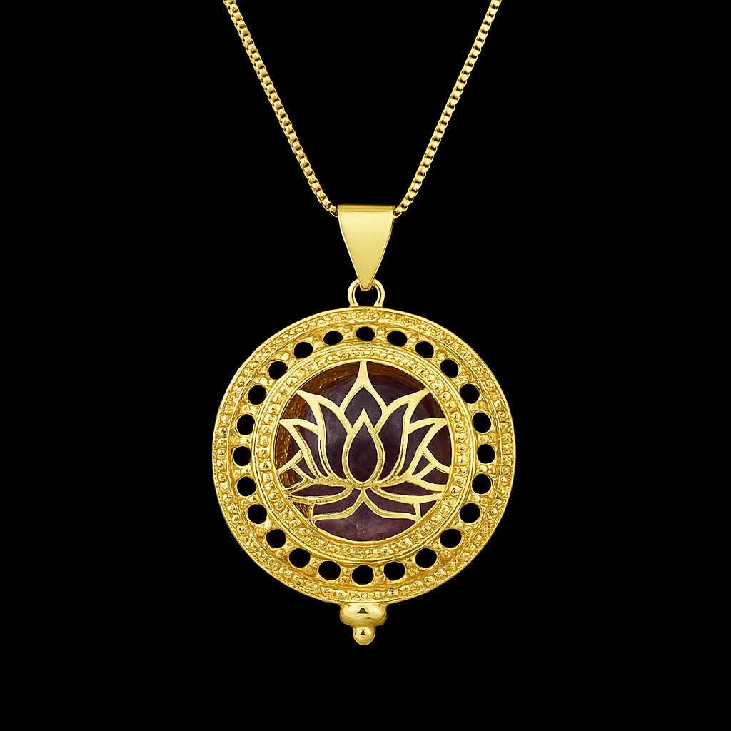 Lotus Flower Necklace #2092.1