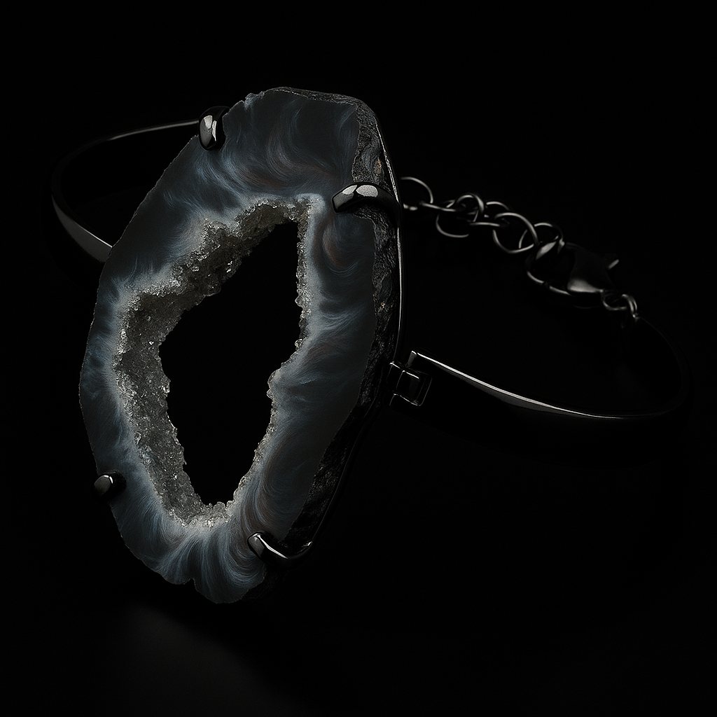 Natural Geode Bracelet #1007.1