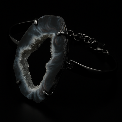 Natural Geode Bracelet #1007.1
