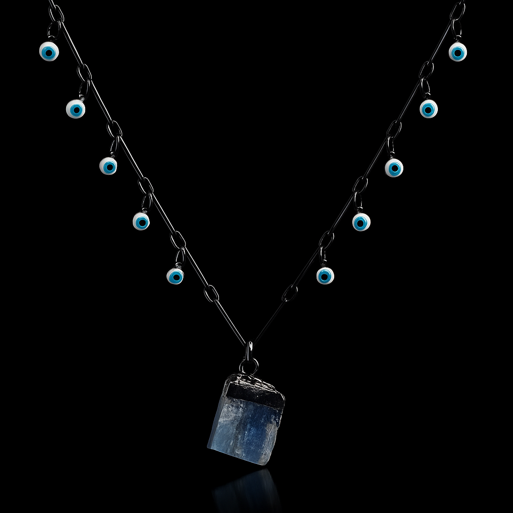 Rough Crystal end Necklace #2069.1