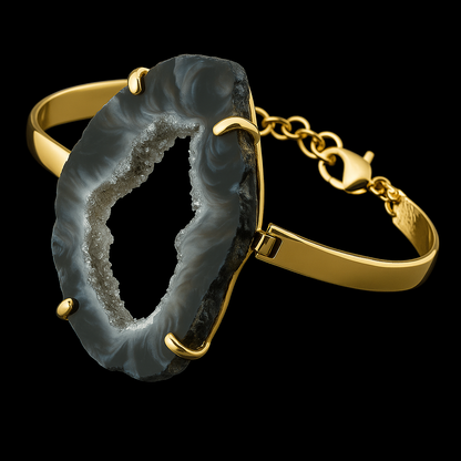Natural Geode Bracelet #1007.1