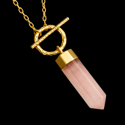 Crystal Point Necklace #2019.1