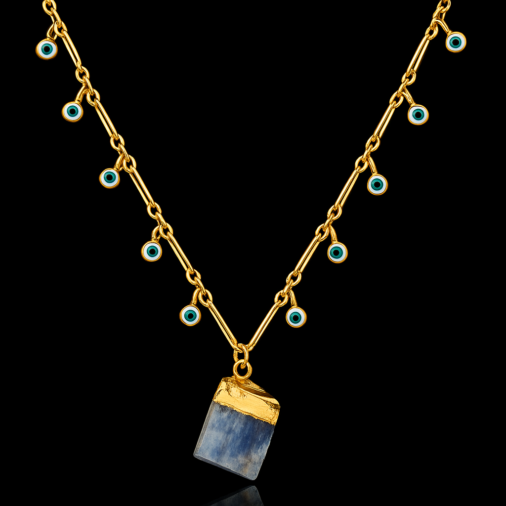Rough Crystal end Necklace #2069.1