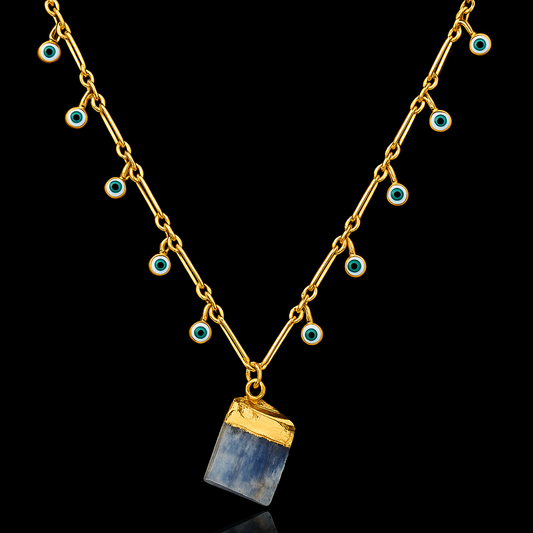 Rough Crystal end Necklace #2069.1