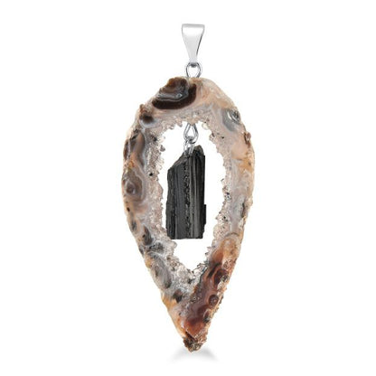 External Geode Pendant #S216