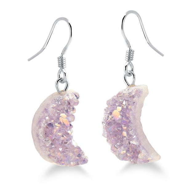 Moon Druse Earring #S07