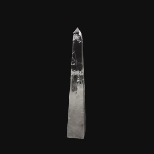 Clear Quartz Obelisk – 28cm | 0.8kg