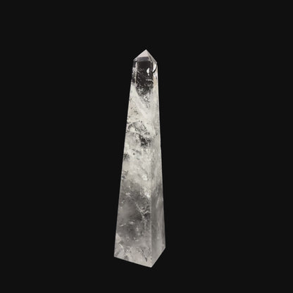 Clear Quartz Obelisk – 28cm | 1.2kg