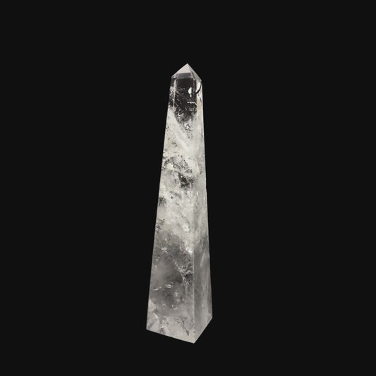 Clear Quartz Obelisk – 28cm | 1.2kg