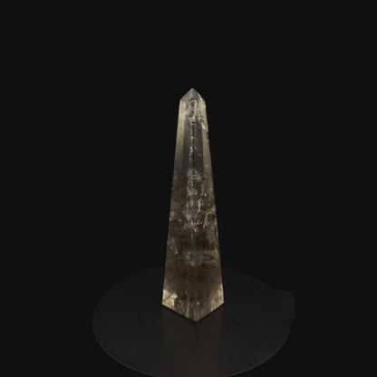 Smoky Quartz Obelisk – 24.5cm | 0.9kg