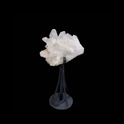 Clear Quartz Collector’s Statement Piece on Custom Iron Base – 112cm | 75kg