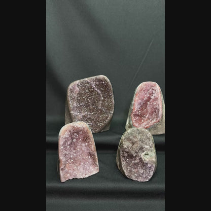 Rainbow Amethyst Cut Bases – Wholesale Lot 3.35 kg (≈ 7.38 lb)