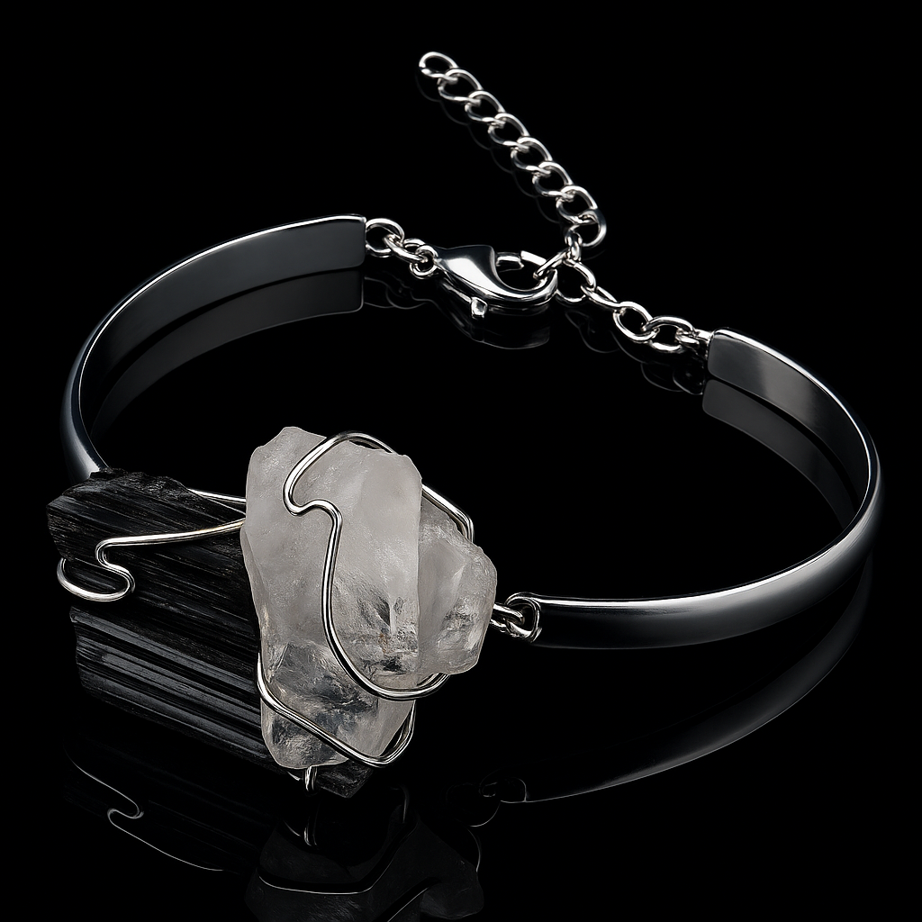 Tourmaline with Crystal Bracelet #1001.1