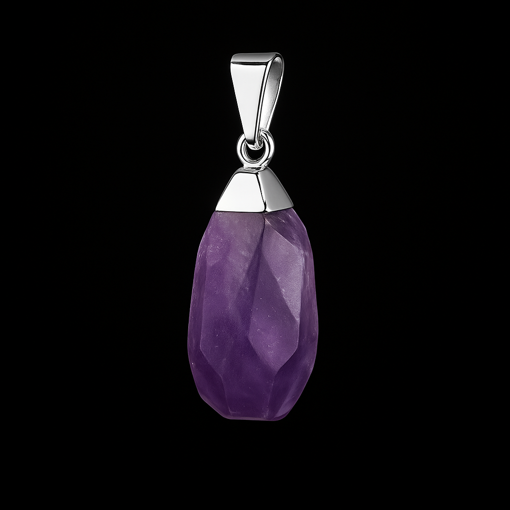 Multifacted Crystal Pendant #123.1